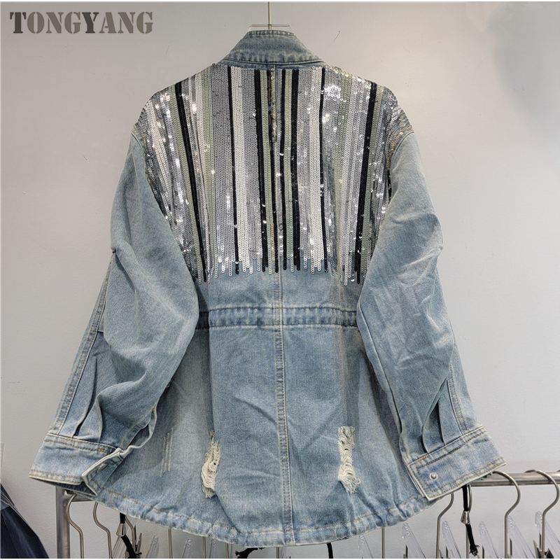 Denim Jacket Factory - OEM Women's Fashion with Holes
