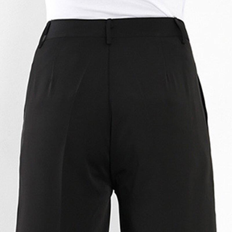 Latin Dance Pants Factory - OEM Professional Men Black Satin