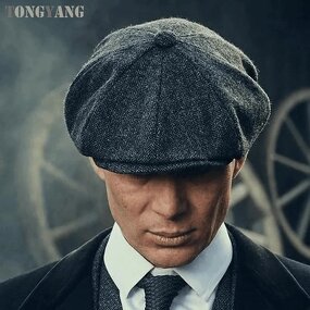 Flat Cap Factory - OEM Wholesale Men Herringbone Cabbie