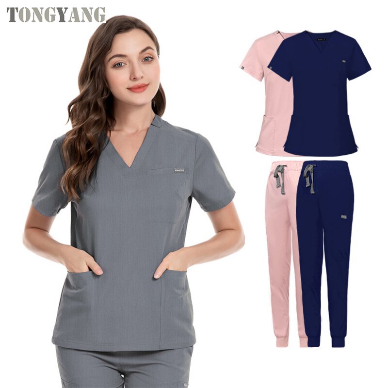 Scrub Suit Factory - OEM Women Stretch Breathable Nursing