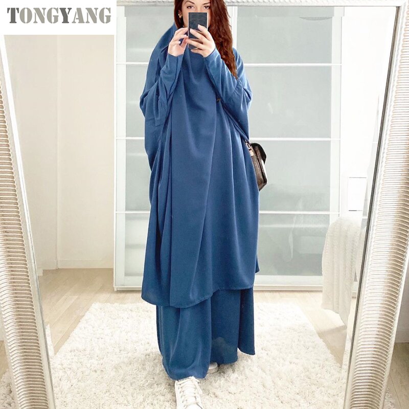 Muslim Dress Factory - OEM Lace Embroidery V-Neck Long