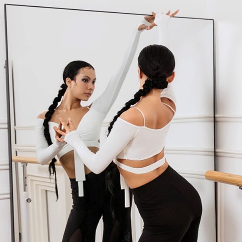 Latin Dance Dress Factory - OEM V Neck Short Sleeve Female