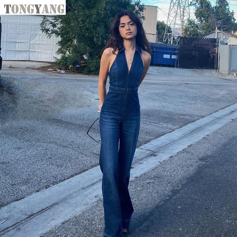 Denim Jumpsuit Factory - OEM Women's Autumn Fashion Street