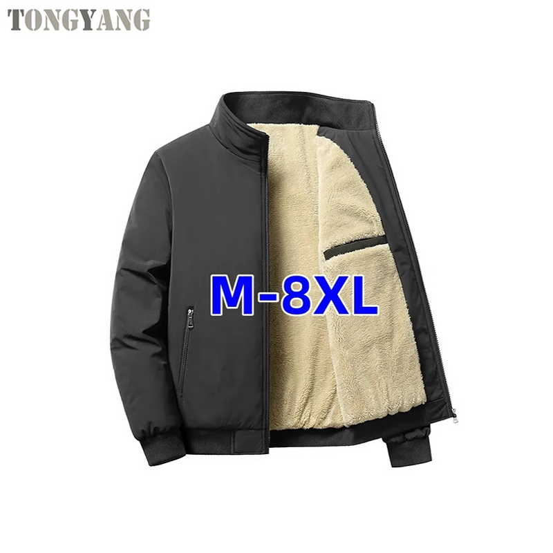 Winter Jacket Factory - OEM Men's Warm Zipper Pocket Velvet