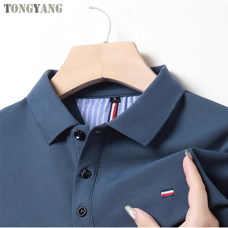 Polo Shirt Factory - OEM Summer Solid Color Embroidery Collar
