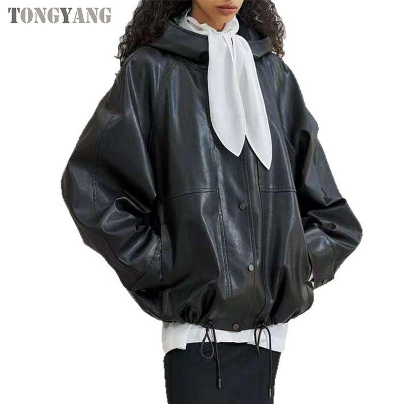 Leather Jacket Factory - OEM Women's Genuine Sheepskin Hooded