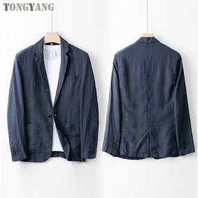 Cotton Linen Suit Factory - OEM Hot Summer Men's Casual