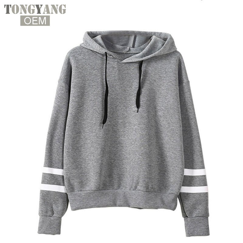 Women Hoodie Factory - OEM Hot Sale Long Sleeve Striped