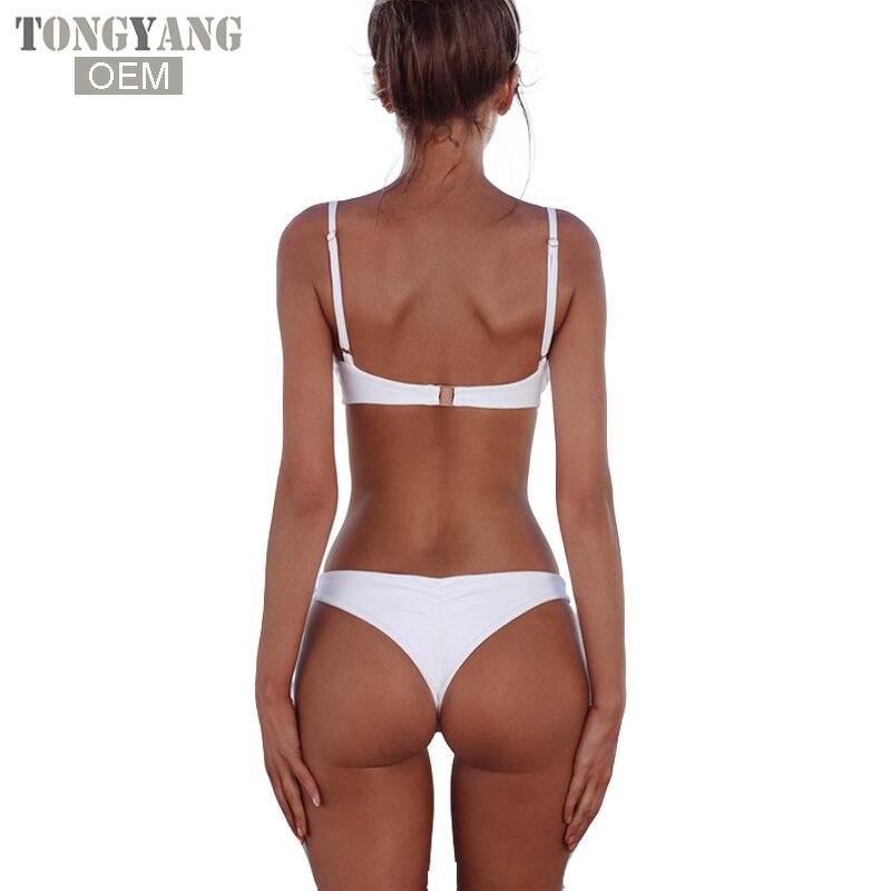 Bikini Set Factory - OEM Sexy High Cut Micro Thong Brazilian