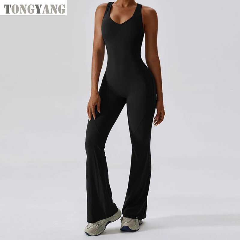 Jumpsuit Factory - OEM Sexy Back Women Gym Yoga Sport