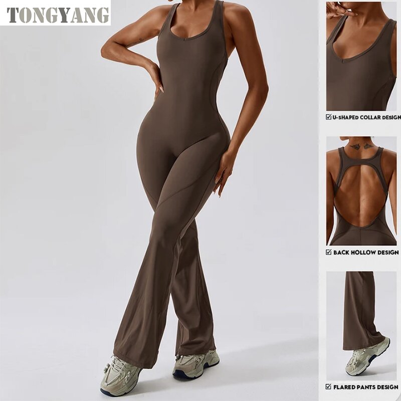Jumpsuit Factory - OEM Sexy Back Women Gym Yoga Sport