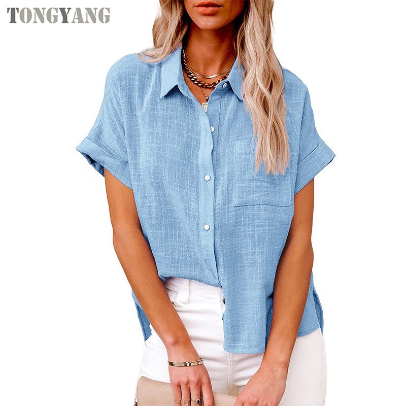 Cotton Linen Shirt Factory - OEM 2024 Hot Selling Summer