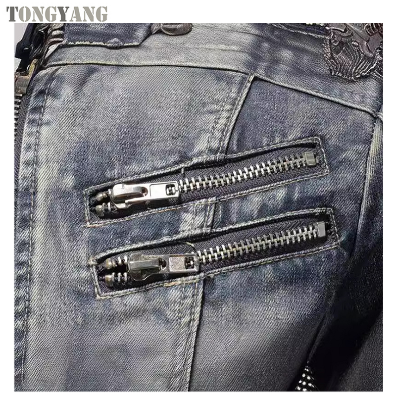 Denim Jacket Factory - OEM Men's European Retro Stand Collar