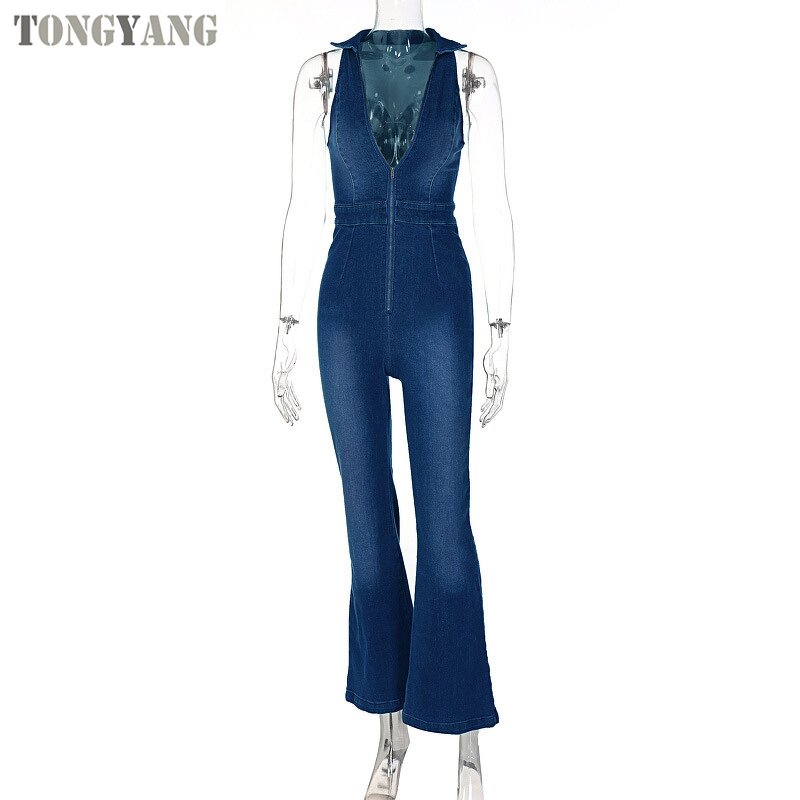 Denim Jumpsuit Factory - OEM Women's Autumn Fashion Street