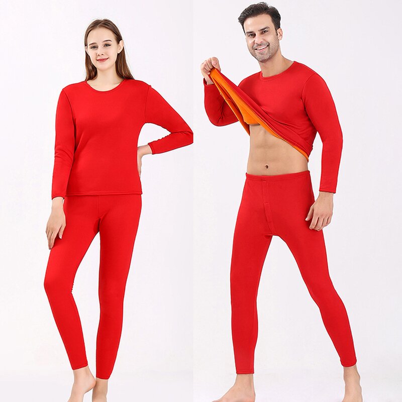 Thermal Set Factory - OEM Men Women Fleece Thicken Long