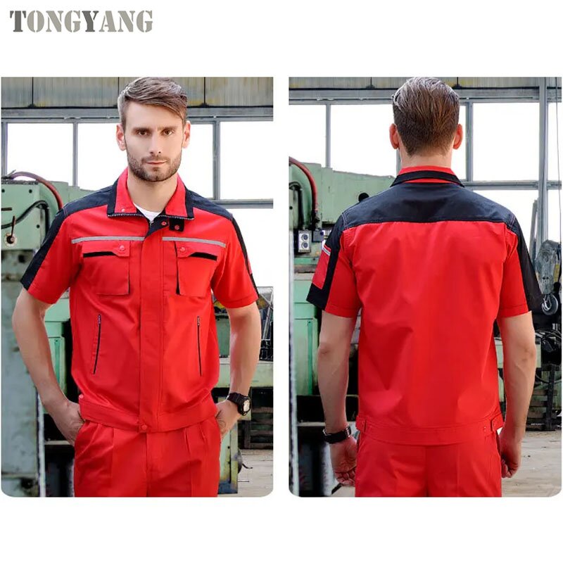 Work Uniform Factory - OEM Women Men Short Sleeve Set