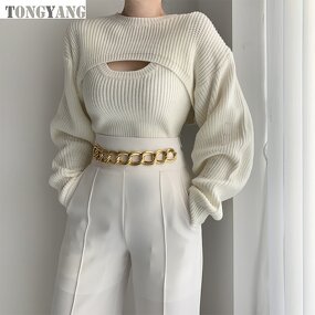 Knitted Sweater Factory - OEM Autumn Winter Women Sexy Hollow