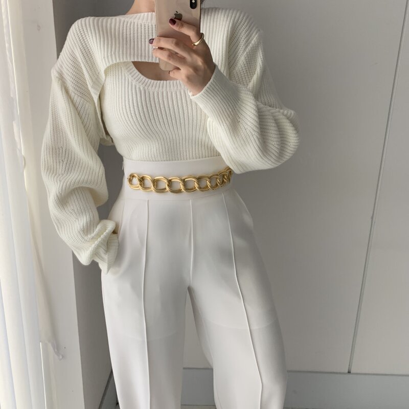 Knitted Sweater Factory - OEM Autumn Winter Women Sexy Hollow