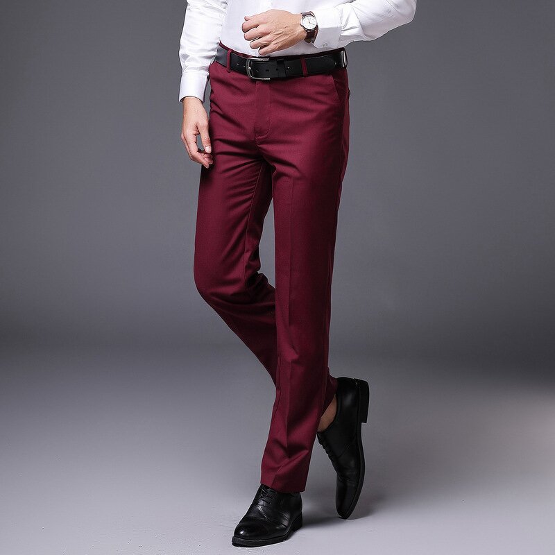 Suit Pants Factory - OEM Men Business Casual Straight Trousers