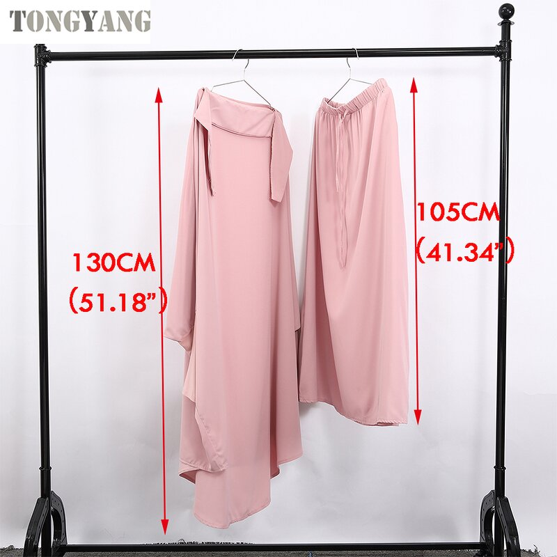 Muslim Dress Factory - OEM Lace Embroidery V-Neck Long