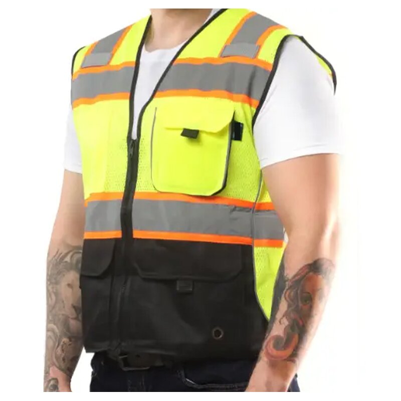 Safety Vest Factory - OEM Security High Viz 4 Pocket Jacket