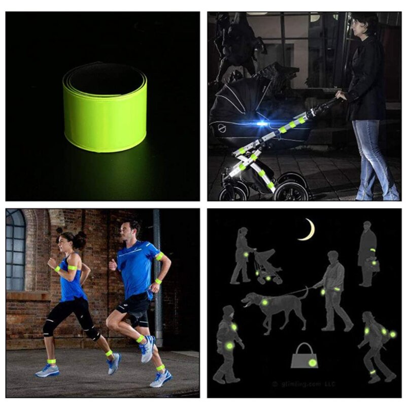 Reflective Bracelet Factory - OEM Custom 12pcs PVC Armband