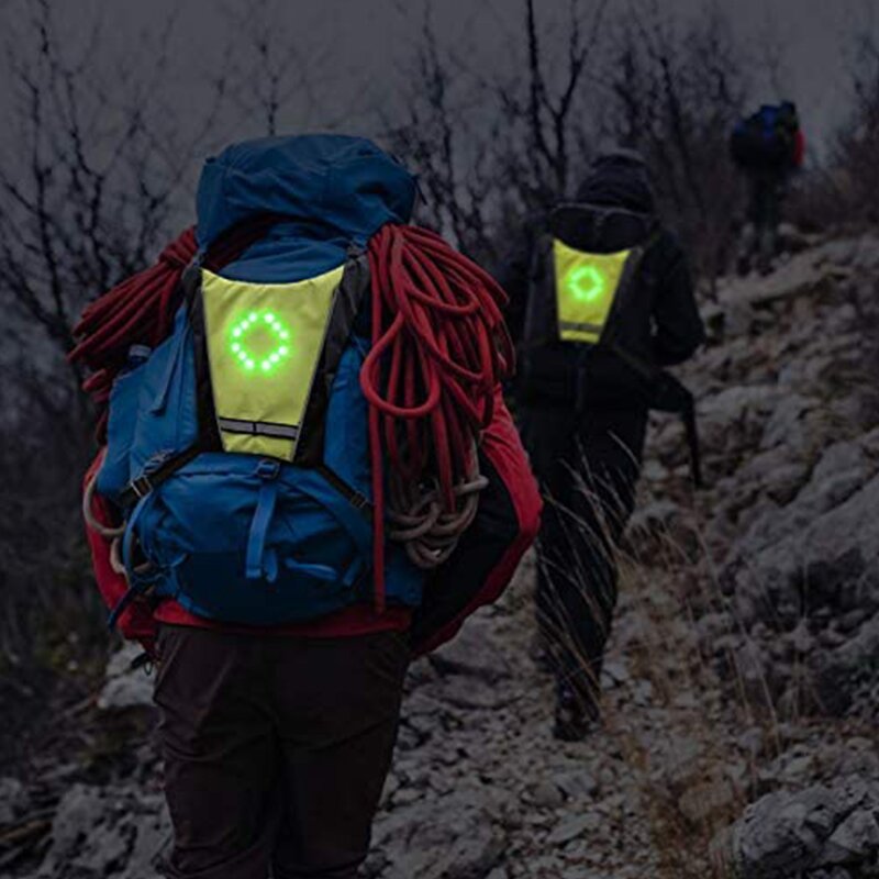 LED Safety Vest Factory - OEM Wireless Reflective Cycling Backpack