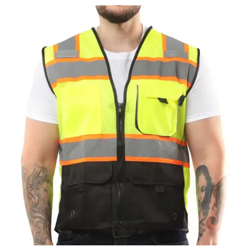 Safety Vest Factory - OEM Security High Viz 4 Pocket Jacket