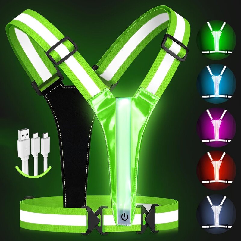 LED Vest Factory - OEM Outdoor Hi Vis Night Running Cycling