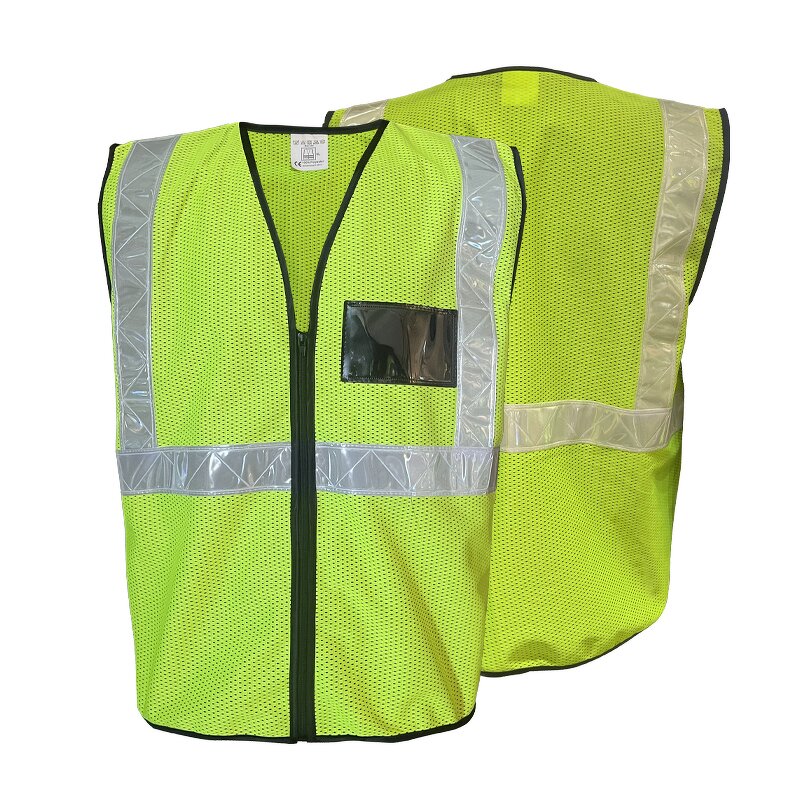 Reflective Vest Factory - OEM High Visibility PVC Mesh Jacket