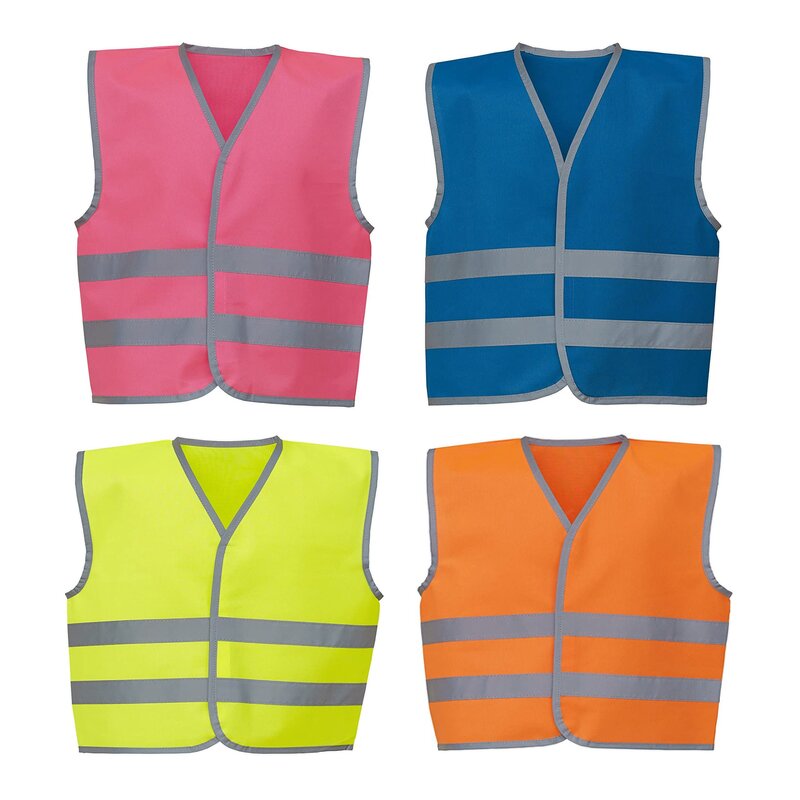 Kids Vest Factory - OEM High Quality Hi Viz Fluorescent Yellow