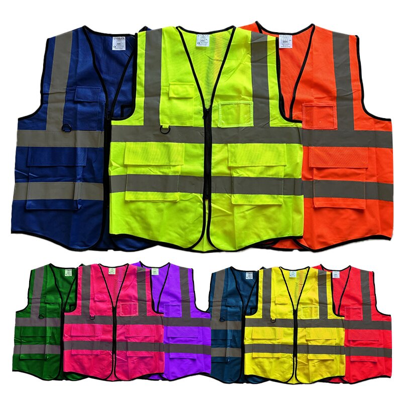 Hi Vis Vest Factory - OEM Custom Warehouse Orange Polyester Vest