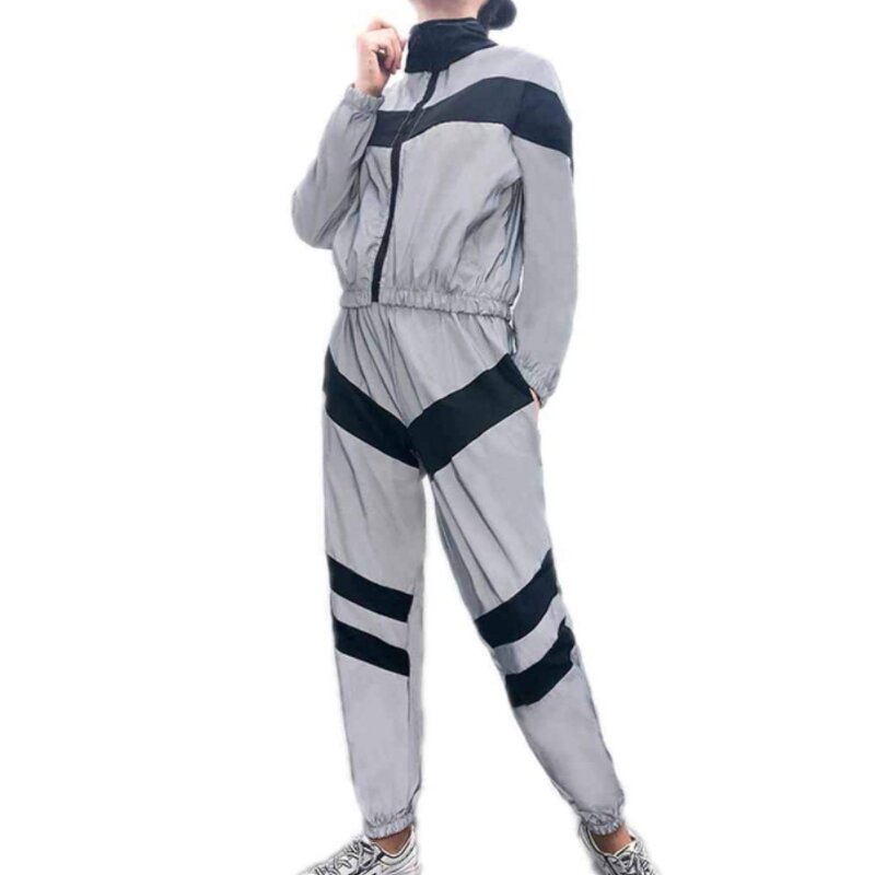 Tracksuit Factory - OEM Custom Women Reflective 2piece Set