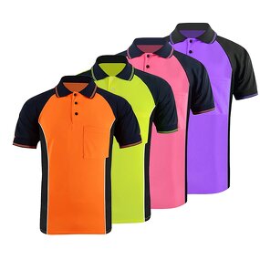 Hi Vis Polo Shirt Factory - OEM 2025 Short Sleeve Safety Shirt