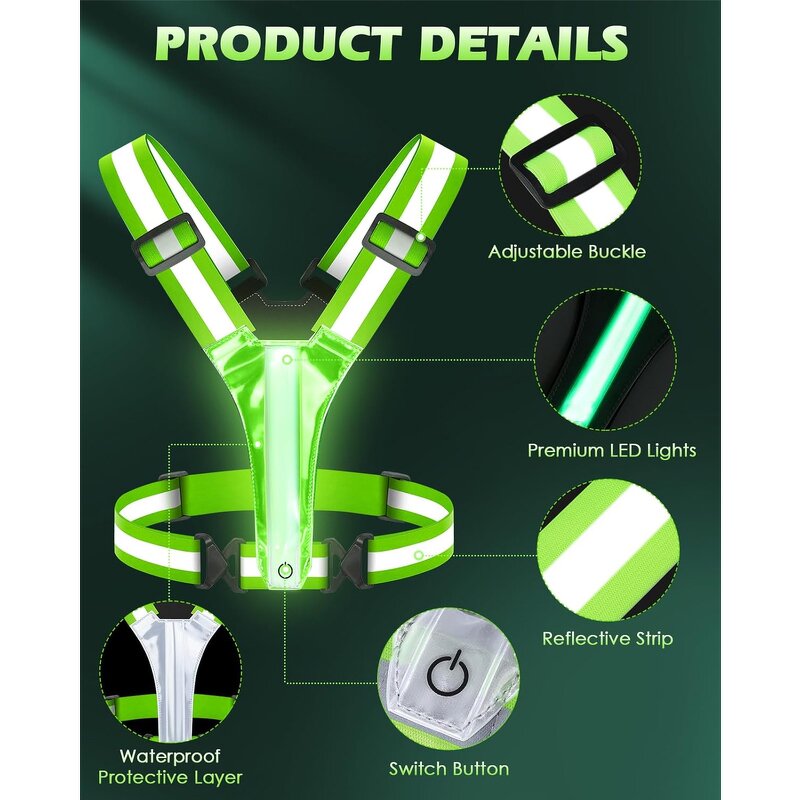 LED Vest Factory - OEM Outdoor Hi Vis Night Running Cycling