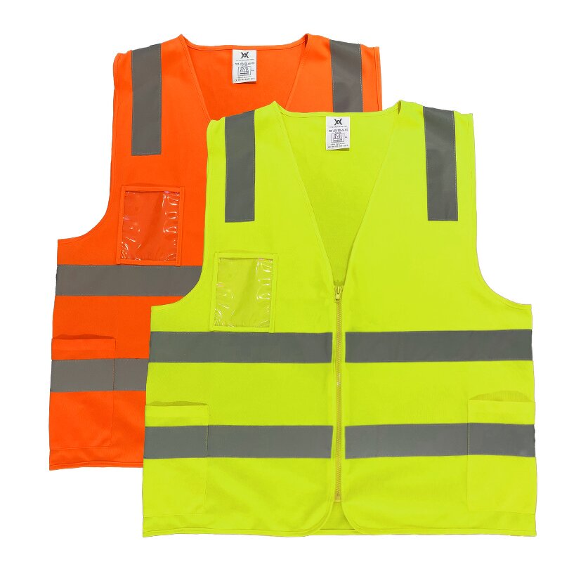 Reflective Vest Factory - OEM Mens Construction Orange Polyester