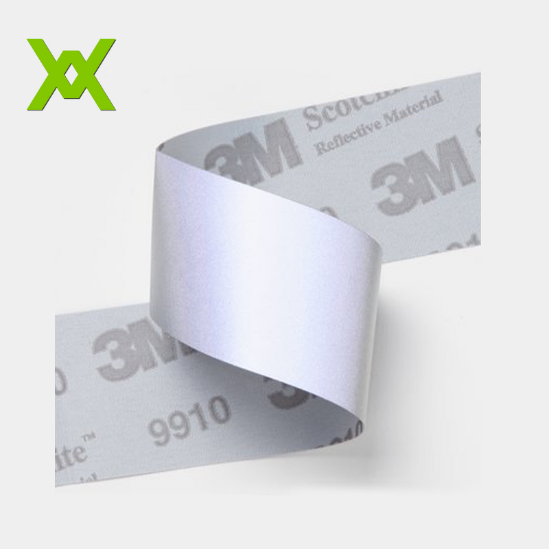 Reflective Tape Factory - OEM Grey Sliver Sew on Fabric Tape