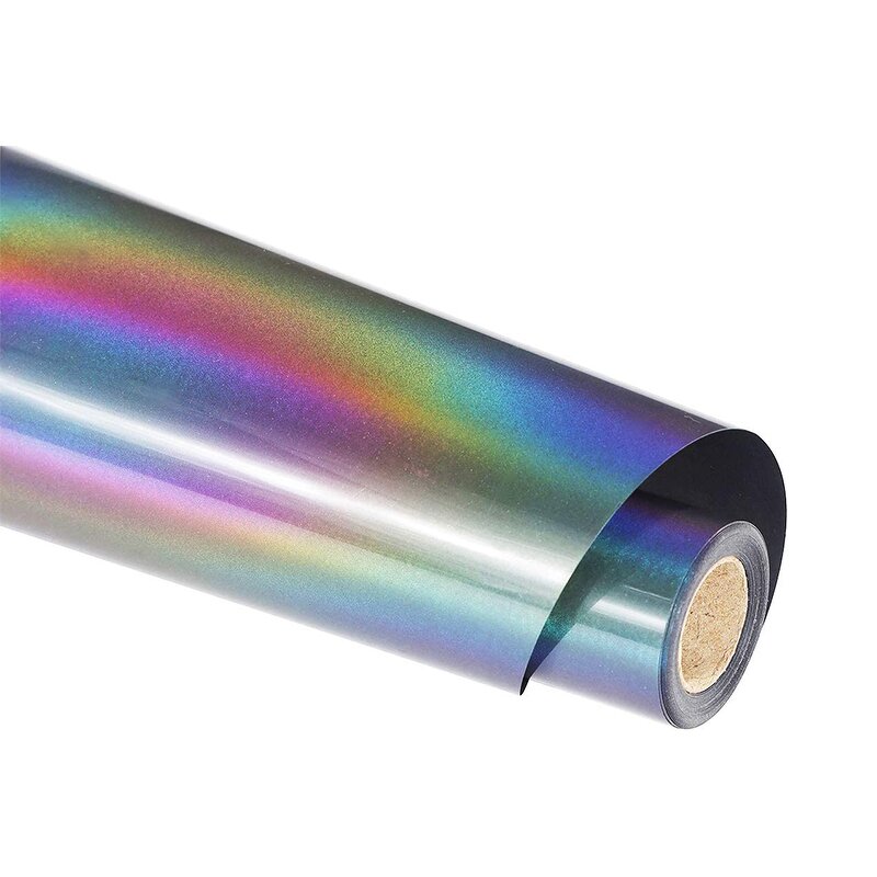 Heat Transfer Vinyl Factory - OEM PES/TPU Rainbow Reflective Film