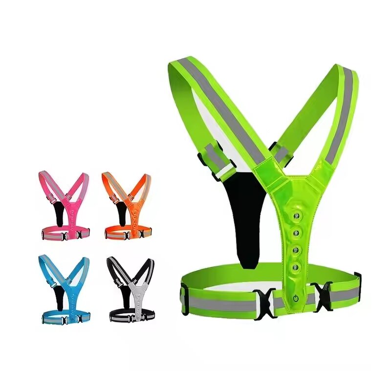 LED Running Vest Factory - OEM Rechargeable Light up Belt