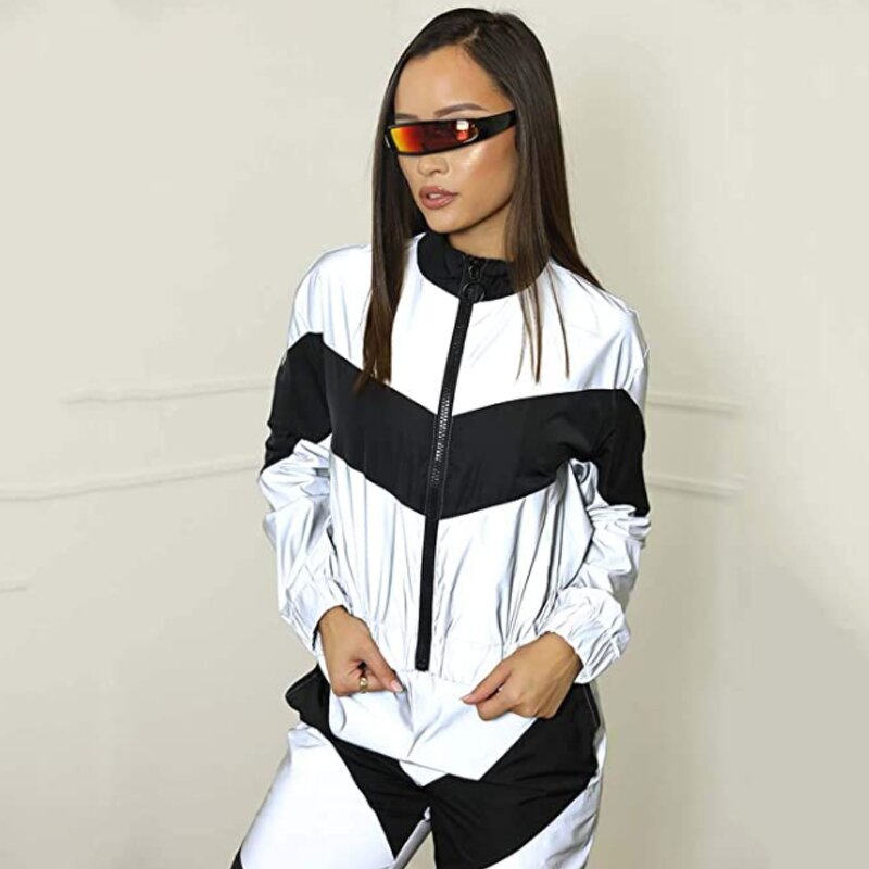 Tracksuit Factory - OEM Custom Women Reflective 2piece Set
