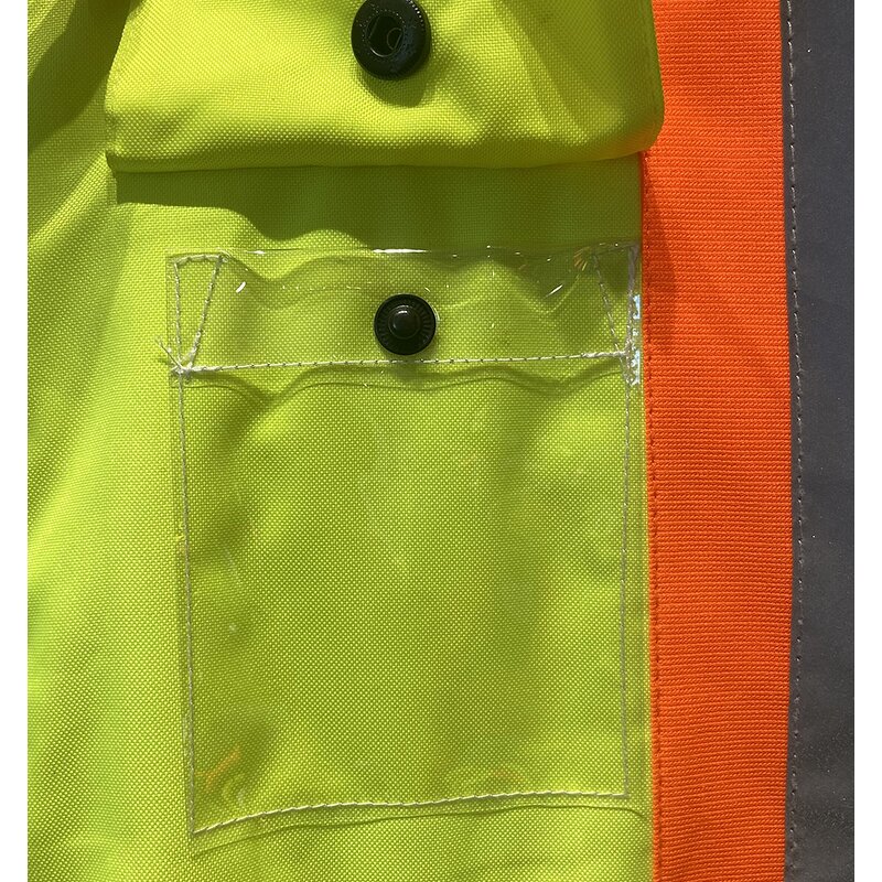 Safety Bomber Jacket Factory - OEM High Visibility Detachable Sleeves