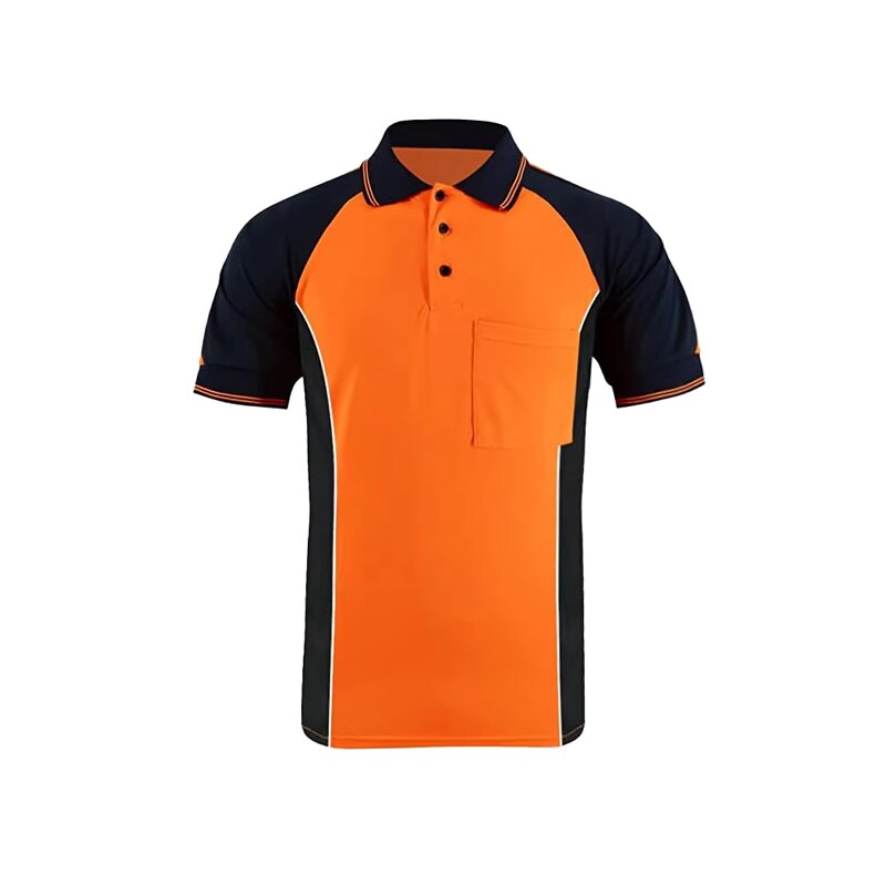 Hi Vis Polo Shirt Factory - OEM 2025 Short Sleeve Safety Shirt