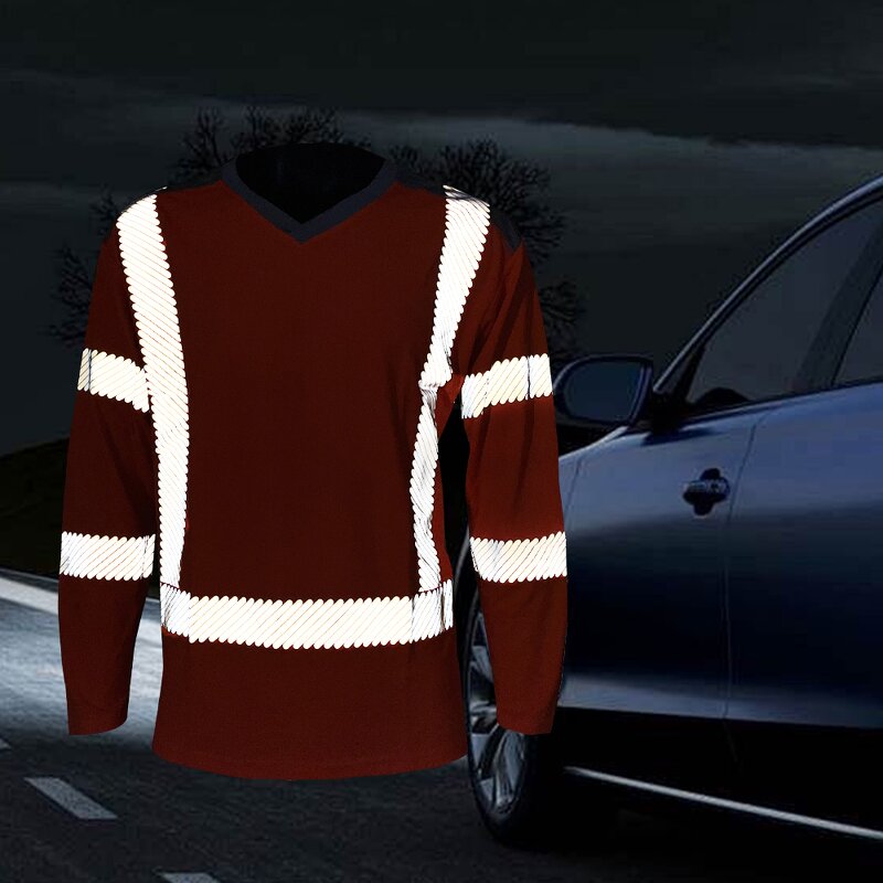 Hi Visibility Shirt Factory - OEM Low MOQ V Neck Reflective