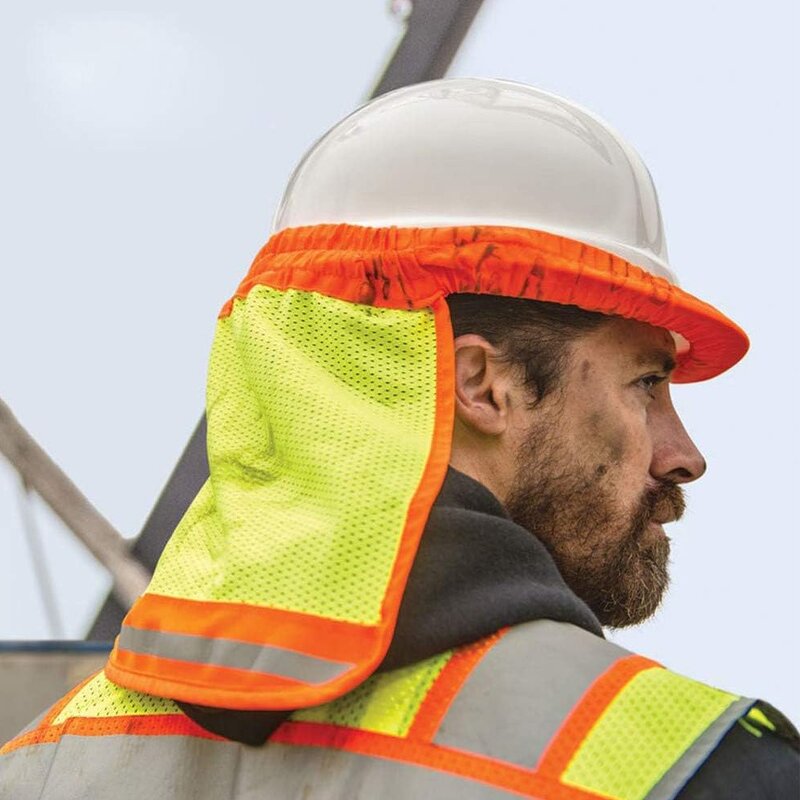 Hard Hat Shade Factory - OEM Premium Full Brim Mesh Sunshade