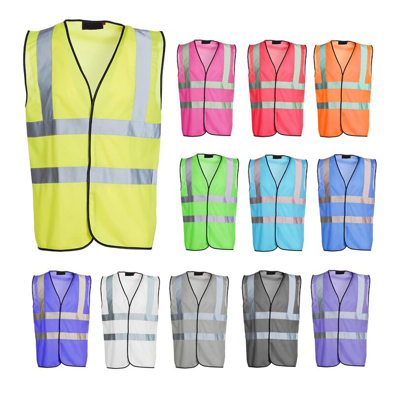 Safety Vest Factory - OEM Fluorescent Yellow Construction Jacket