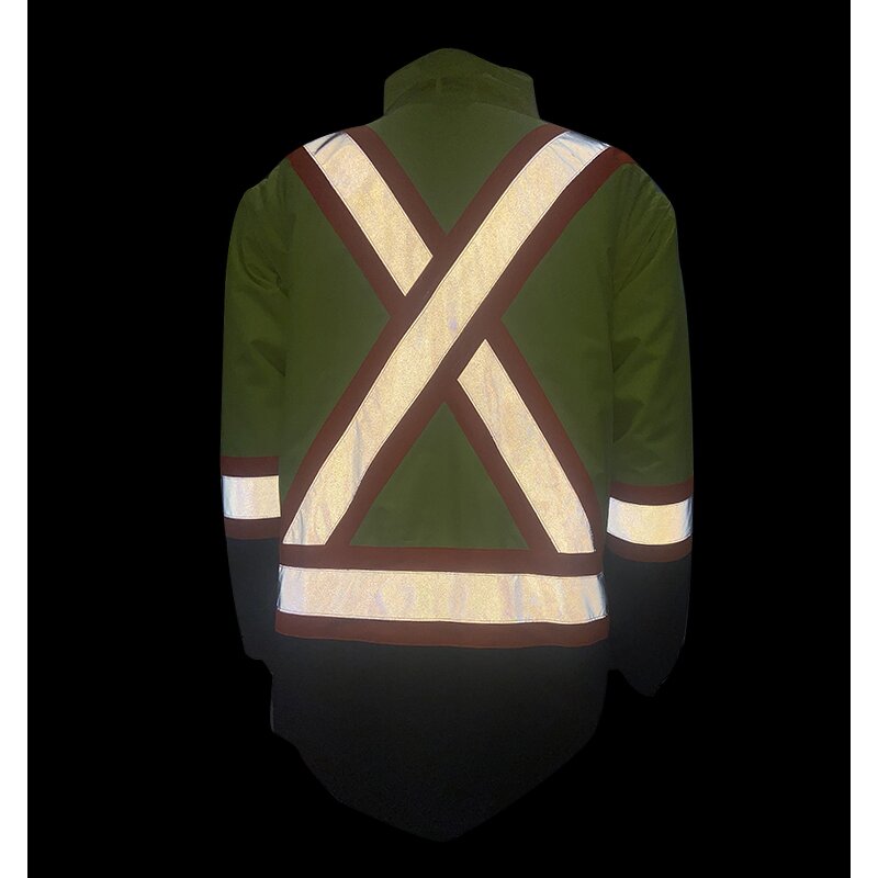 Safety Bomber Jacket Factory - OEM High Visibility Detachable Sleeves