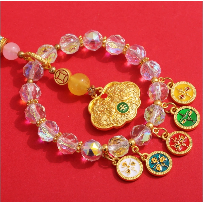 Car Pendant Factory - Five Way God of Wealth Abacus Lock Safety