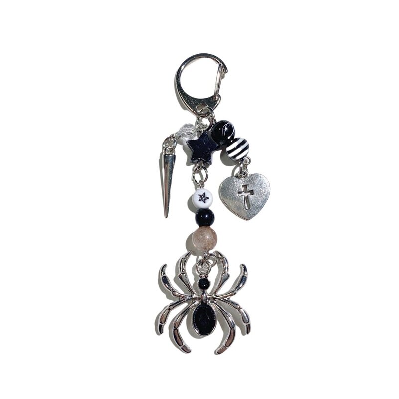 Keychain Manufacturer - Halloween Spider Pendant Keychain Dark