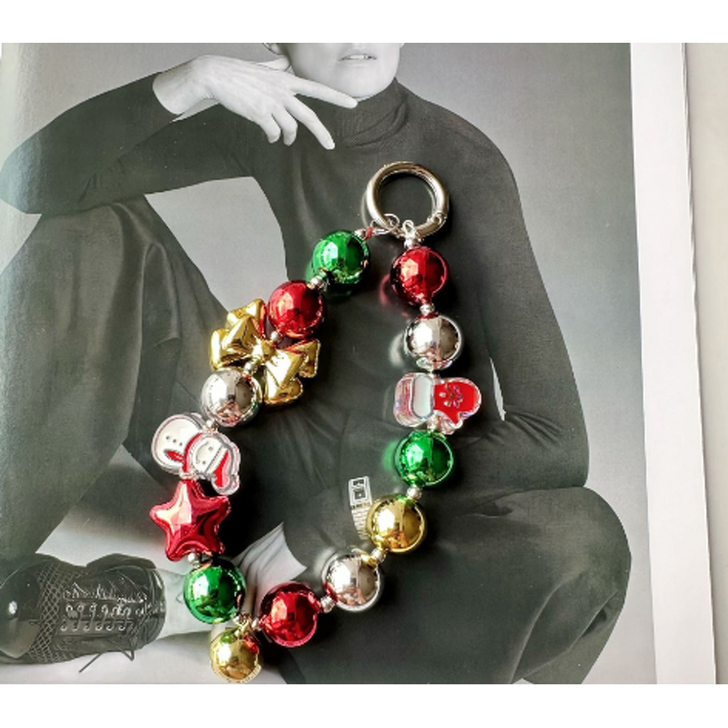 Phone Lanyard Factory - Christmas Handmade Bag Keychain Headphone