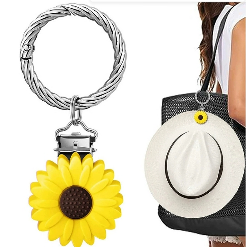 Hat Clip Manufacturer - Travel Flower Clip Lightweight Multifunctional